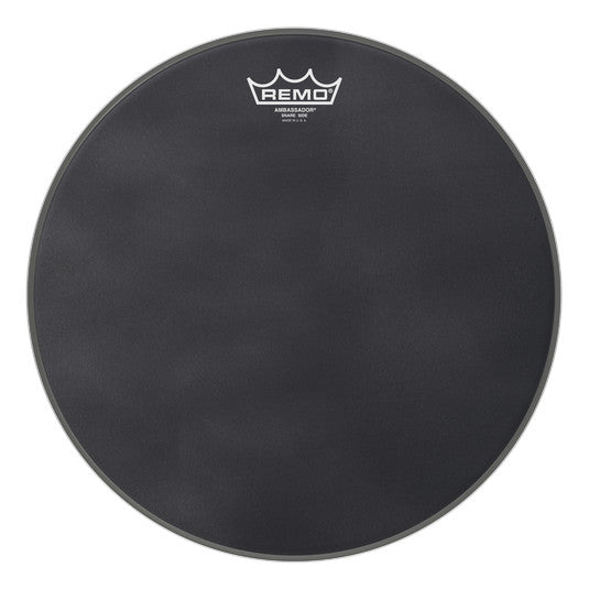 Remo Ambassador Black Suede Snare Side Head 14in